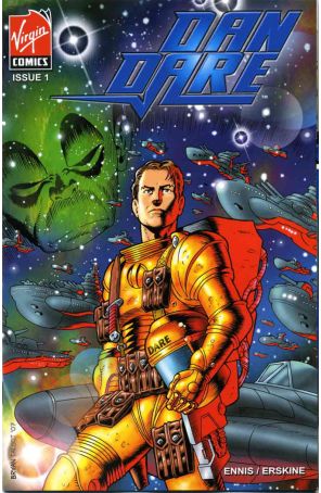 Dan Dare 1 published by Virgin with cover art by Bryan Talbot