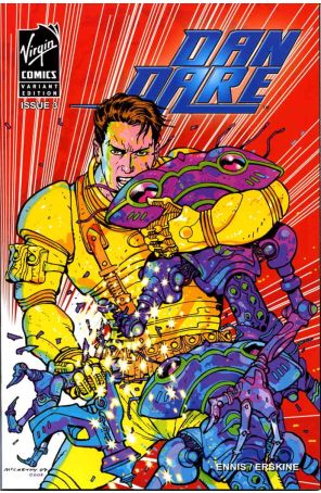 Dan Dare 3A published by Virgin with cover art by Brendan McCarthy