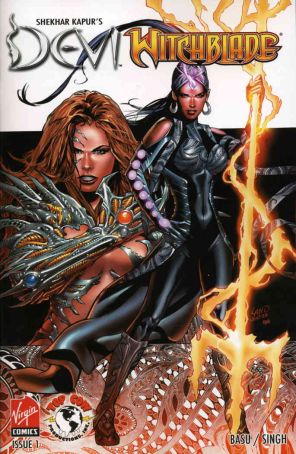 Devi/Witchblade 1A published by Virgin with cover art by Greg Land