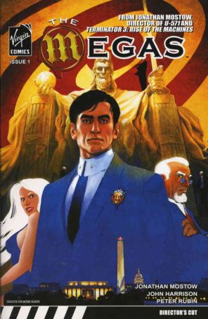 Megas 1 published by Virgin with cover art by Peter Rubin