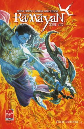 Ramayan 3392 A.D. 1 published by Virgin with cover art by Alex Ross