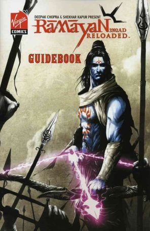 Ramayan 3392 AD Reloaded Guidebook 1 published by Virgin with cover art by Jeevan Kang