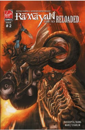 Ramayan 3392 AD Reloaded 2 published by Virgin with cover art by Jeevan Kang