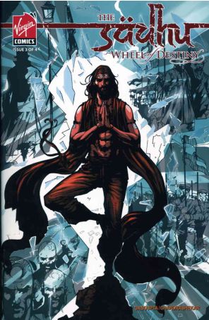 Sadhu Wheel of Destiny 3 published by Virgin with cover art by R. Manikandan