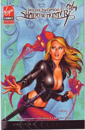 Shadow Hunter 2A published by Virgin with cover art by Joseph Michael Linsner