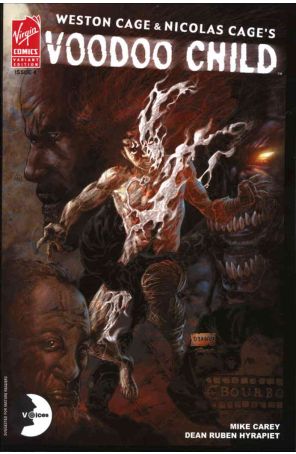 Voodoo Child 4B published by Virgin with cover art by Dean Ruben Hyrapiet