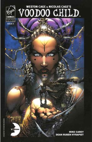 Voodoo Child 5B published by Virgin with cover art by Dean Ruben Hyrapiet