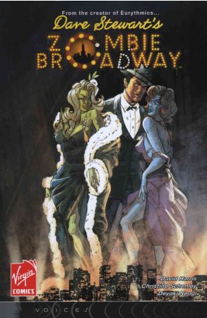 Zombie Broadway 1 published by Virgin with cover art by Devaki Neogi