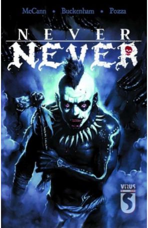 Never Never 2 published by Virus with cover art by Christopher Lair