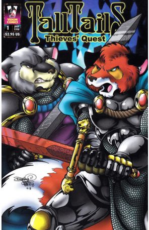Tall Tails: Thieves' Quest (Vision Comics) 1 published by Vision with cover art by Daphne Lage