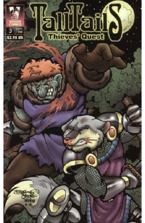 Tall Tails: Thieves' Quest (Vision Comics) 3 published by Vision with cover art by Daphne Lage