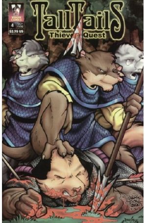 Tall Tails: Thieves' Quest (Vision Comics) 4 published by Vision with cover art by Daphne Lage