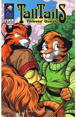 Tall Tails: Thieves' Quest (Vision Comics) 8 published by Dream Weaver with cover art by Daphne Lage
