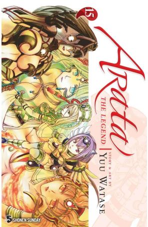 Arata the Legend 15 published by Viz with cover art by Yu Watase