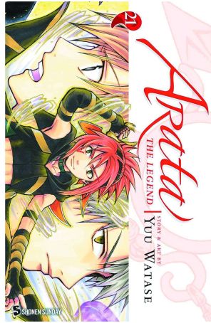 Arata the Legend 21 published by Viz with cover art by Yu Watase