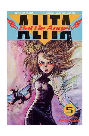Battle Angel Alita Part 1 5 published by Viz with cover art by Yukito Kishiro