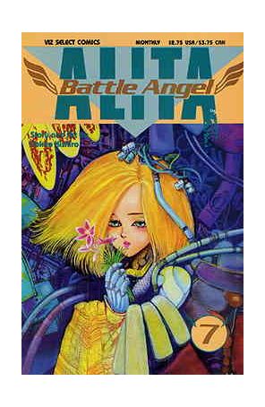 Battle Angel Alita Part 1 7 published by Viz with cover art by Yukito Kishiro