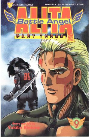 Battle Angel Alita Part 3 9 published by Viz with cover art by Schulhoff Tam