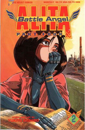 Battle Angel Alita Part 4 2 published by Viz with cover art by Schulhoff Tam