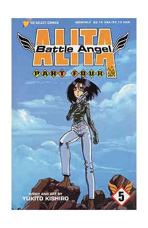 Battle Angel Alita Part 4 5 published by Viz with cover art by Schulhoff Tam
