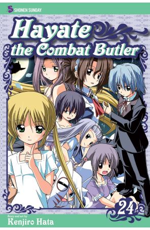 Hayate the Combat Butler 24 published by Viz with cover art by Kenjiro Hata