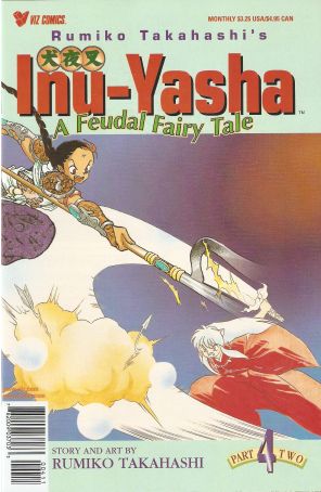 Inu-Yasha Part 2 4 published by Viz with cover art by Rumiko Takahashi