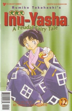 Inu-Yasha 12 published by Viz with cover art by Rumiko Takahashi