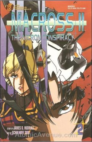 Macross II: The Micron Conspiracy 2 published by Viz with cover art by Schulhoff Tam