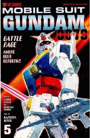 Mobile Suit Gundam 0079 5 published by Viz with cover art by Kazuhisa Kondo