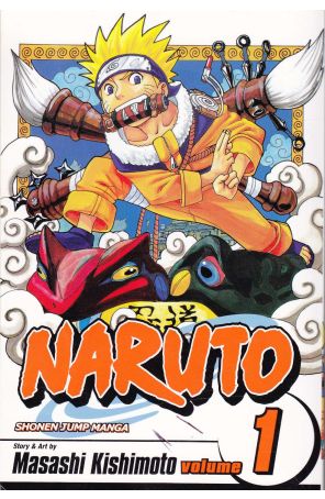 Naruto 1 (19th) published by Viz with cover art by Masashi Kishimoto