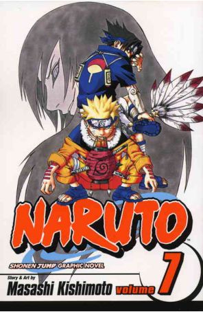 Naruto 7 (2nd) published by Viz with cover art by Masashi Kishimoto