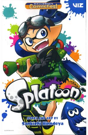 Splatoon Holiday Special 2018 published by Viz with cover art by Hinodeya Sankichi