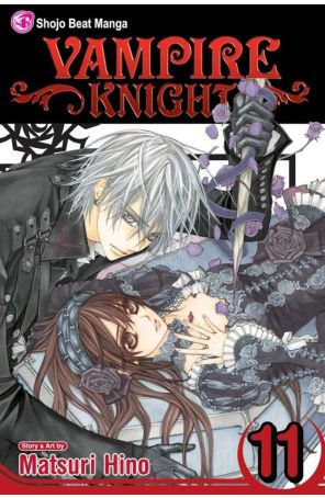 Vampire Knight 11 published by Viz with cover art by Matsuri Hino