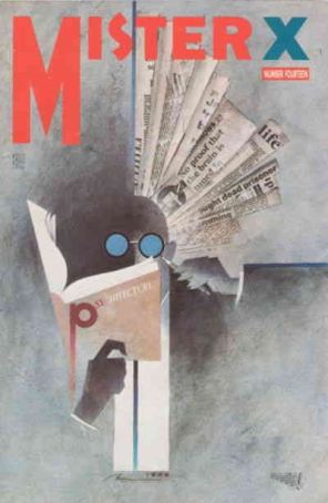 Mister X (Vol. 1) 14 published by Vortex with cover art by Dave McKean
