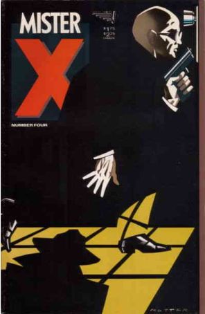 Mister X (Vol. 1) 4 published by Vortex with cover art by Dean Motter