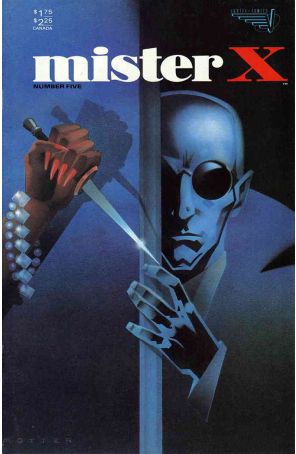 Mister X (Vol. 1) 5 published by Vortex with cover art by Dean Motter