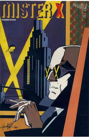 Mister X (Vol. 1) 7 published by Vortex with cover art by Howard Chaykin