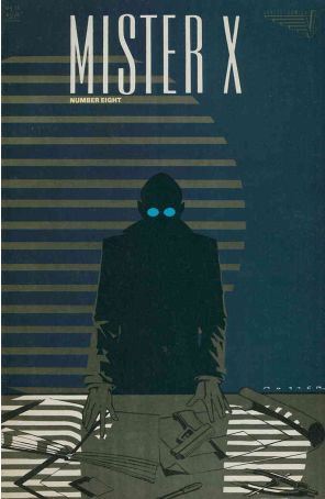 Mister X (Vol. 1) 8 published by Vortex with cover art by Dean Motter