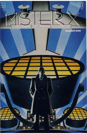 Mister X (Vol. 1) 9 published by Vortex with cover art by Paul Rivoche