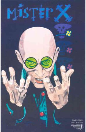 Mister X (Vol. 2) 11 published by Vortex with cover art by Steve Sampson
