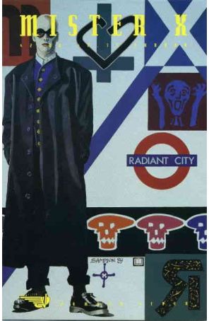 Mister X (Vol. 2) 7 published by Vortex with cover art by Steve Sampson