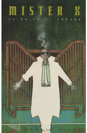 Mister X (Vol. 2) 8 published by Vortex with cover art by D’Israeli