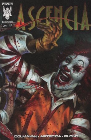 Ascencia 29A published by Wake with cover art by Lucio Robes