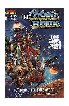 The Cosmic Book 1 published by Wandering Star with cover art by Pat Boyette