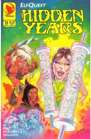 Elfquest: Hidden Years 13 published by Warp with cover art by Wendy Pini