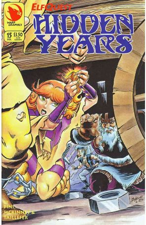 Elfquest: Hidden Years 15 published by Warp with cover art by Brandon McKinney