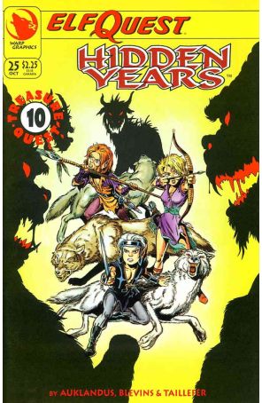 Elfquest: Hidden Years 25 published by Warp with cover art by Steve Blevins