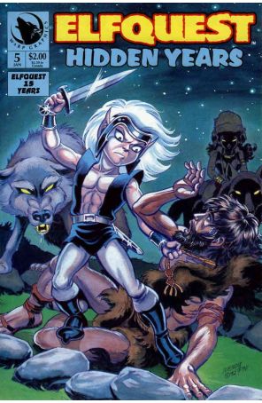 Elfquest: Hidden Years 5 published by Warp with cover art by Wendy Pini