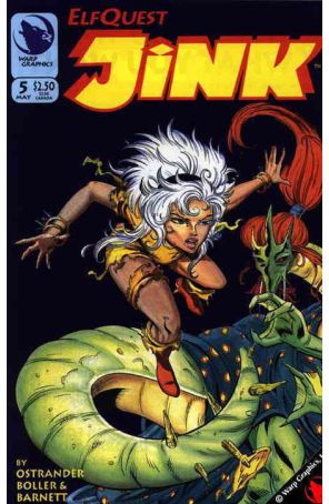 Elfquest: Jink 5 published by Warp with cover art by David Boller