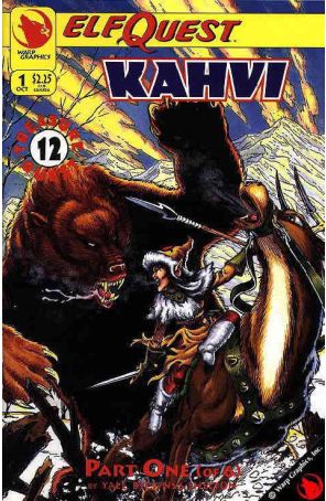 Elfquest: Kahvi 1 published by Warp with cover art by Steve Blevins